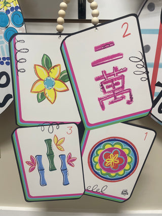 Mahjong Door Hanger