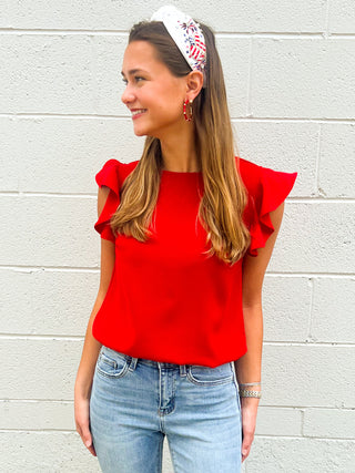 Red Ivy Top