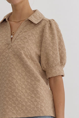 Cassidy Top Taupe