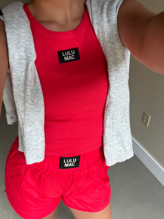 Lulu Mac Tank Red