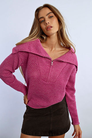 Molly Bracken Pink Sweater