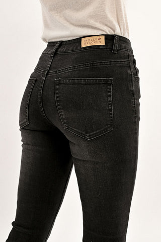 MOLLY BRACKEN US Joanie Black Jeans