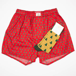 Men's Christmas Fir Boxers