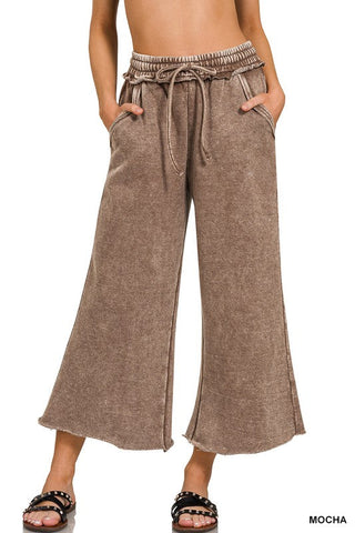 Mocha Palazzo Sweatpants