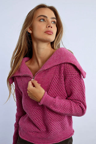 Molly Bracken Pink Sweater