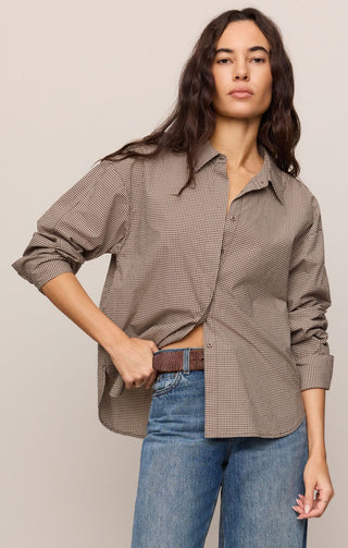 Z SUPPLY On Duty Gingham Button Up Top