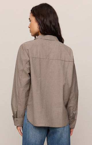 Z SUPPLY On Duty Gingham Button Up Top