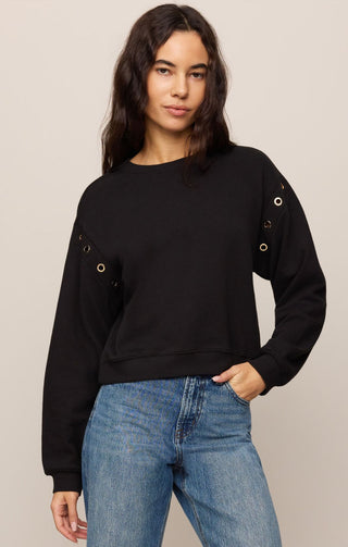 Z SUPPLY WOMEN Tops Axel Grommet Sweatshirt