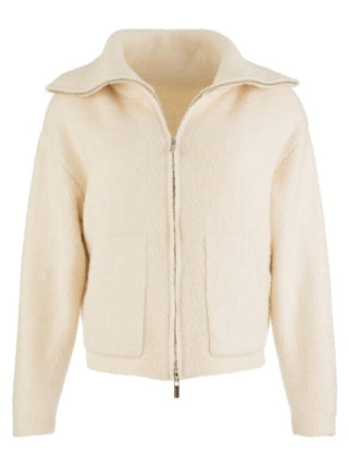KUT FROM THE KLOTH RUE ZIP UP SWEATER KNIT JACKET