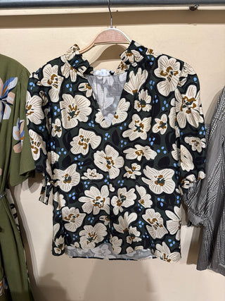 THML Midnight Floral Top