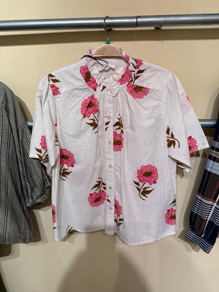 THML Pretty in Pink Floral Top