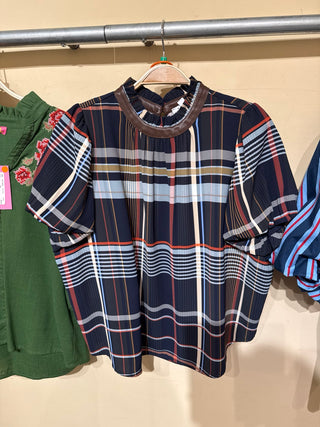 THML Plaid Perfection Top