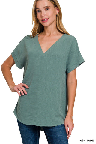 Zenana Woven Top