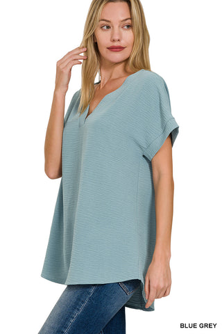 Zenana Woven Top