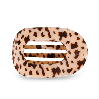 Round Flat Clip | Large | Blonde Tortoise