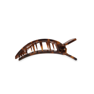 Square Flat Hair Clip | Medium | Tortoise