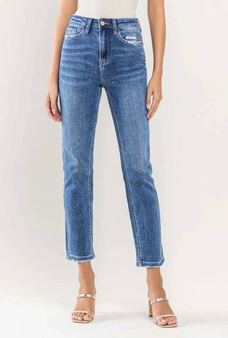 Vervet High Rise Slim Straight Jeans