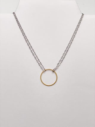 Wrapped Up Circle Necklace