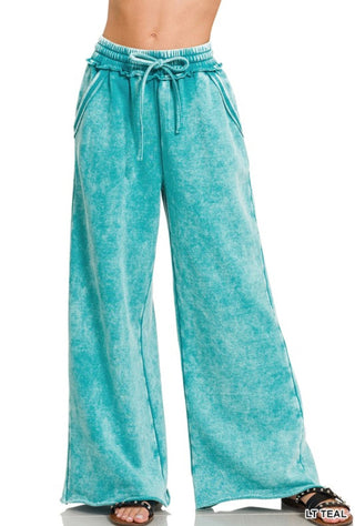 ZENANA Fleece Palazzo Pants