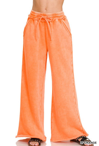 ZENANA Fleece Palazzo Pants