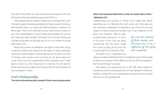 Life Principles For The Graduate