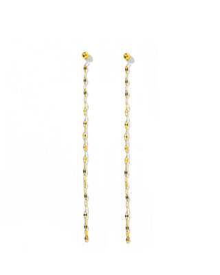 Screwback Stud Earrings - Devin Duster Gold