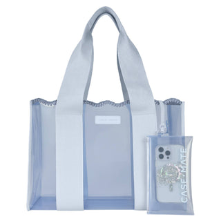 Case-Mate Carolina Blue Crochet Wave Jelly Tote Bag