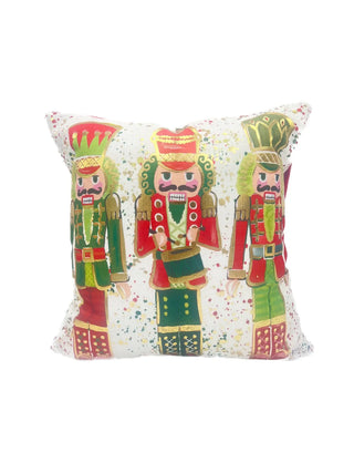 Classic Golden Nutcrackers Pillow - Christmas Pillow