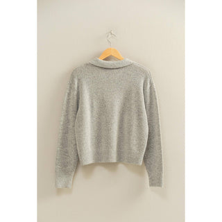 Collared V Neck Sweater