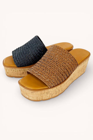 EARNEST Braided Artisan Cork Sandals