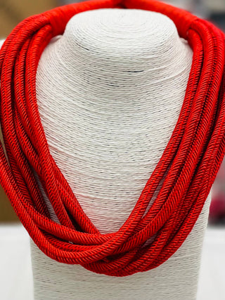 Fab Layer Necklace (red)