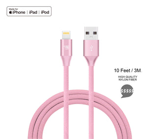 Fast Charging Lightning MFI Cables For iPhone/Ipad-10 Feet