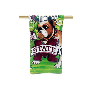 MS State Collage Tea Towel