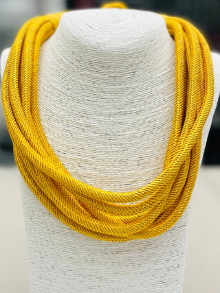 Fab Layer Necklace (golden rod)