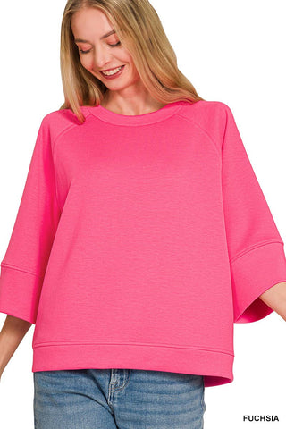 Scuba 3/4 Sleeve Pullover
