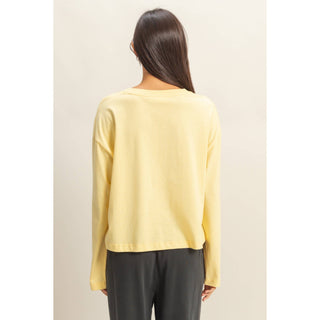 Wide Long Sleeve T-Shirt