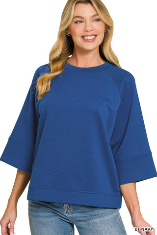 Scuba 3/4 Sleeve Pullover