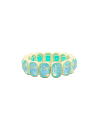 LINNY CO Bracelet - Candy Gem Oval Key Lime