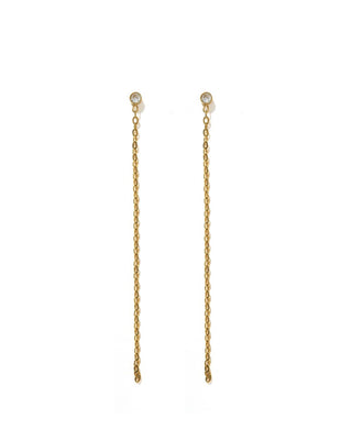 Screwback Stud Earrings - Darby Duster Gold