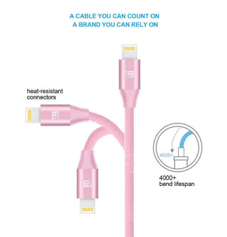 Fast Charging Lightning MFI Cables For iPhone/Ipad-10 Feet
