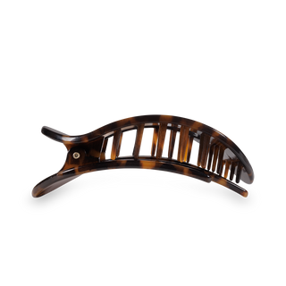 Round Flat Hair Clip | Medium | Tortoise