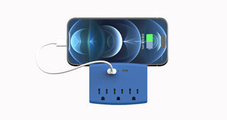 Charging Outlet with Shelf – 3 AC, 2xUSB-C & 1xUSB-A Ports