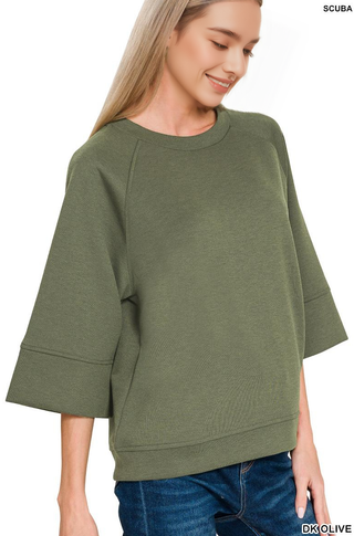 Scuba 3/4 Sleeve Pullover