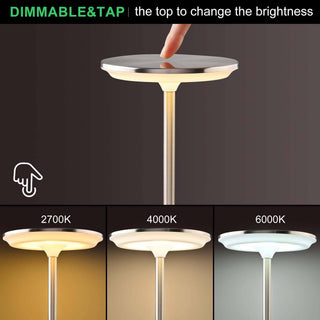 LED Table Lamp – Touch Control, Dimmable, Rechargeable