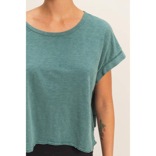 Cross Detail Open Back Top