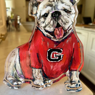 Georgia Acrylic Gameday Bulldog