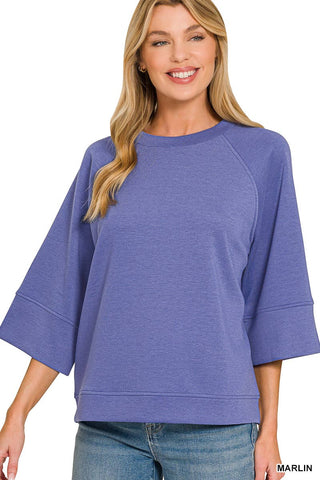 Scuba 3/4 Sleeve Pullover