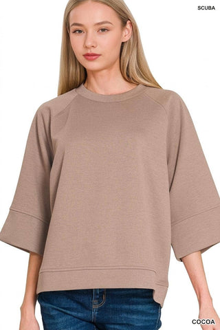 Scuba 3/4 Sleeve Pullover