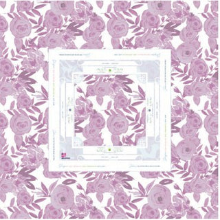 Lavender Lux Instructional Mahjong Tablecloth
